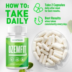 (1 Pack) Ozemfit Advanced Energy & Fitness Support Formula Ozem Fit 60 Capsules