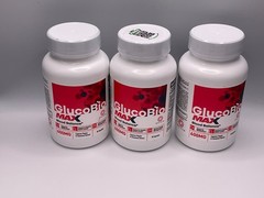 Bundle of 3: GlucoBio Max Blood Balance 600 mg 30 capsules each bottle – Sealed