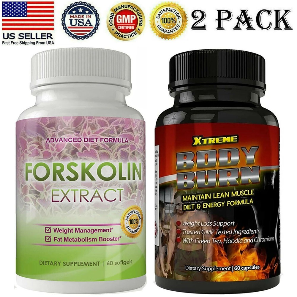 Forskolin Extract Weight Management & Xtreme Body Lean Muscle Support Supplement