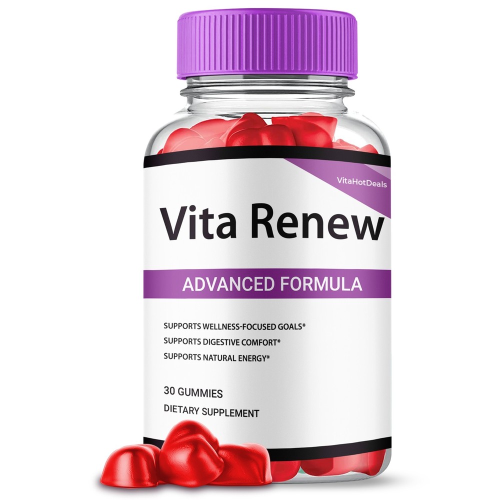 VitaRenew ACV Gummies, max Strength, Vita Renew ACV Supplement (1 pack)