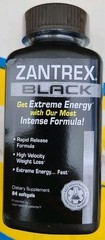 Zantrex Black Rapid Release Weight Loss Formula 84 Softgels 04/2027