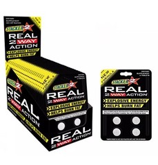 Stacker TWO Real 2 Way Action Energize 4 ct x 6 Cards = (24TABLETS)