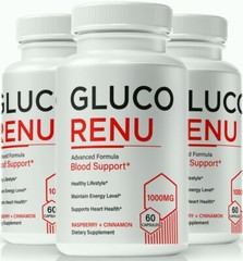 (3 Pack) Gluco Renu Blood Sugar Balance Support, Advanced Blood Health Capsules