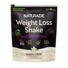Naturade Plant-Based Weight Loss High Protein Shake, 41.5 oz VANILLA CREME