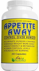Appetite Away Hunger Suppressant / Diet Supplement (60 Capsules) FS! – Pack of 1