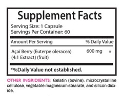 Morning energy – ACAI BERRY EXTRACT – General balance 2 Bottles 120 Capsules
