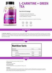 L-CARNITINE WITH GREEN TEA SUPPLEMENT – Weight Loss Slimming Pils Fat Burner