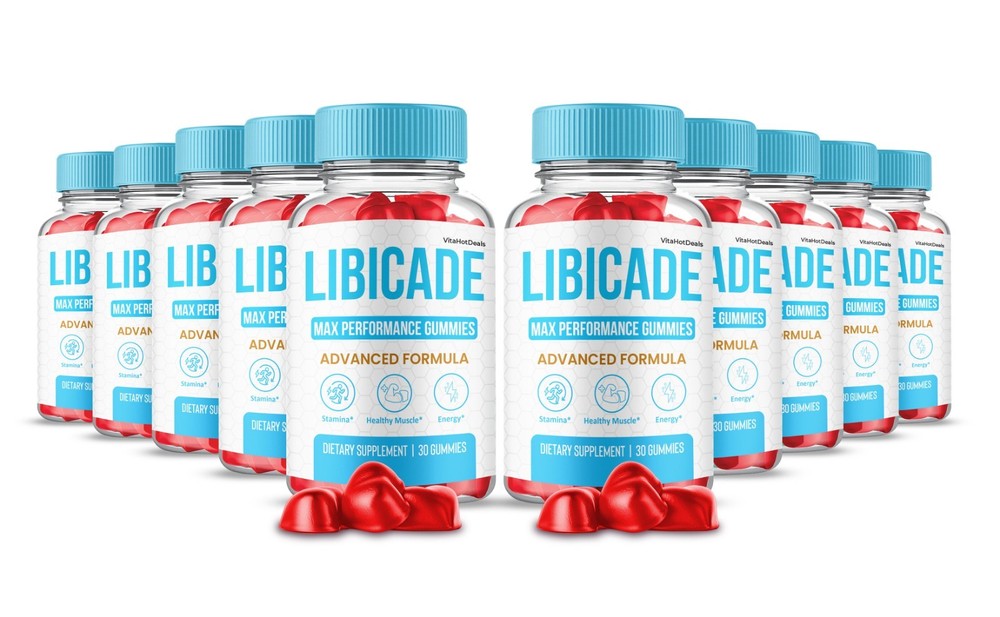 Libicade Gummies, Max Performace, Libi cade Natural Supplement (10 Pack)