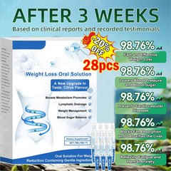 7-28 pcs Weight Loss Oral Drops for Intestinal Slimming Boosting Metabolism US