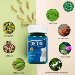 SALE! Deto Fitness Dets supplement set of 4 bottles