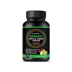 Organic Apple Cider Vinegar Capsules 1800mg Plus Saffron Extract