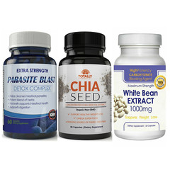 Chia Seed White Bean Weight Management & Parasite Blast Intestinal Supplement