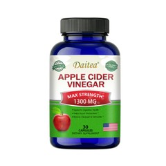 Apple Cider Vinegar Capsules – 120pcs – 1300mg – Weight Management – Vegan