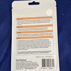 Kind Patches Metabolic Health Vegan Patch 1 Month Pack 30 Orange Green Tea