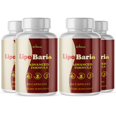 LipoBari- Keto & Weight Support- 4 Bottles – 240 Capsules