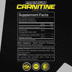 Forzagen L-Carnitine CLA Raspberry Ketones Weight Management Capsules 120