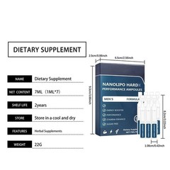 New 2025 NanoLipo HardX Performance Ampoules – Men&rsquo;s Energy Booster Performance