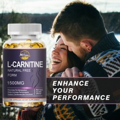 1500mg Acetyl L-carnitine 120 Capsules Nervous System Health Antioxidant Support