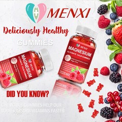 Magnesium Glycinate Gummies Relieve mental stress and muscle soreness 60pcs