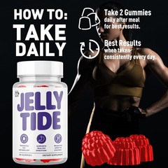 Jelly Tide Gummies Weight Management Support Supplement Apple Cider Vinegar