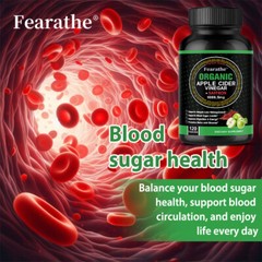 1800mg Apple Cider Vinegar Capsules Plus Saffron Extract