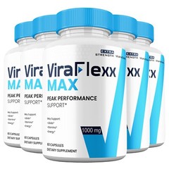 ViraFlexx Max Capsules, Max Strength, All Natural Vira Flexx Max Pills (5 Pack)