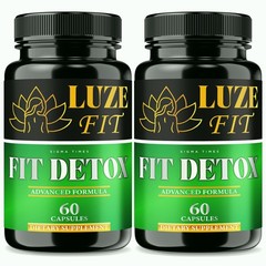(2 Pack) Luze Fit Detox Pills, LuzeFit Fit Detox Formula for Natural Weight Loss
