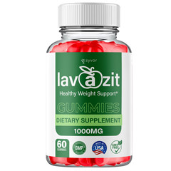 (1 Pack) Lavazit ACV Gummys Advanced Formula Lava Zit Supplement 60 Gummies