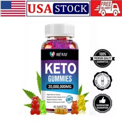 60PCS Keto Acv Gummies Weight Loss Appetite Suppressant Liver Detox Fat Burner