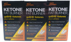 3Pk- Ketone, 60 Capsules Each/180 Total, Exp. 4/2028