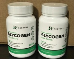 Restore Glycogen Control Blood Capsules, Blood Sugar Control Pills (2 Pack)