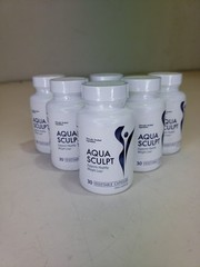 6 Aqua Sculpt Healthy Weight Loss Support Aquasculpt 30 Vegetable CAPSULES 01/27