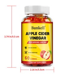 Apple Cider Vinegar Gummies Immune & Weight Management Support Exp 09/26