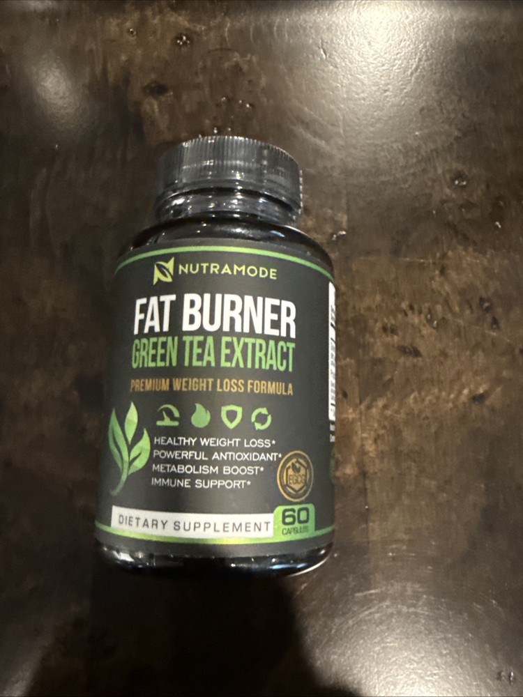 Green Tea Extract Fat Burner 60 Capsules -2 per serv EXP 10/28 NEW