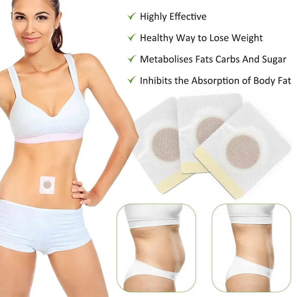 60pcs Healthy Slim Patches Slimming Diets Pads Portable for Health Care Home Use