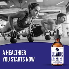 Gelatide Liquid Supplement, All Natural Formula, Gela Tide Drops (5 pack)