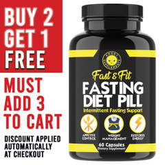 Angry Supplements Intermittent Fasting Diet Pill, Weight Loss , Fat Burner 60 ct