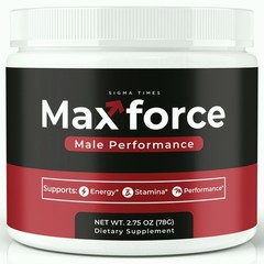 Max Force Powder for Men, MaxForce Male Health & Performance Support (30 Servs.)