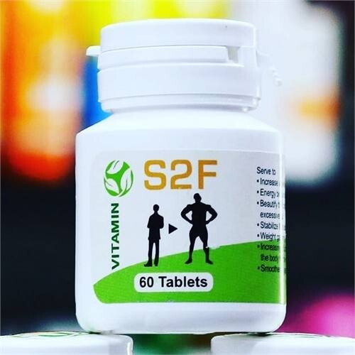 2 x S2F Vitamin 60 Tablet Food Supplements Weight Appetite Gain Increased Energy