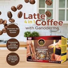 Eternal Spirit Beauty Ganoderma Reishi 4 in 1 Coffee (Café) 2 Boxes 30 Sachets