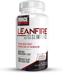 Force Factor Leanfire Next-Gen Slimvance Thermogenic Fat Burner 60 Caps – 1 Pack