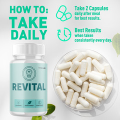 (2 Pack) Revital Advanced Energy & Fitness Formula Supplement Revi Tal 120 Caps