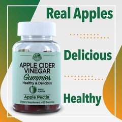 Country Farms Apple Cider Vinegar Gummies Dietary Supplement, Weight Loss 60CT..