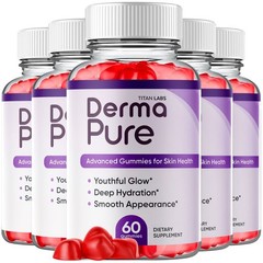 (5 Pack) Derma Pure ACV Gummys 1000MG Advanced DermaPure Supplement 300 Gummies