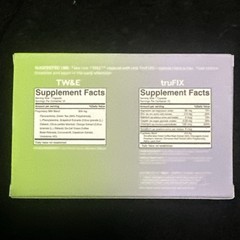 NEW Truvy TW&E + TruFIX 30 Capsule Pack – Fast Free Shipping