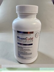 PhenGold Multi-Action Weight Loss Formula Supplement 90 Capsules