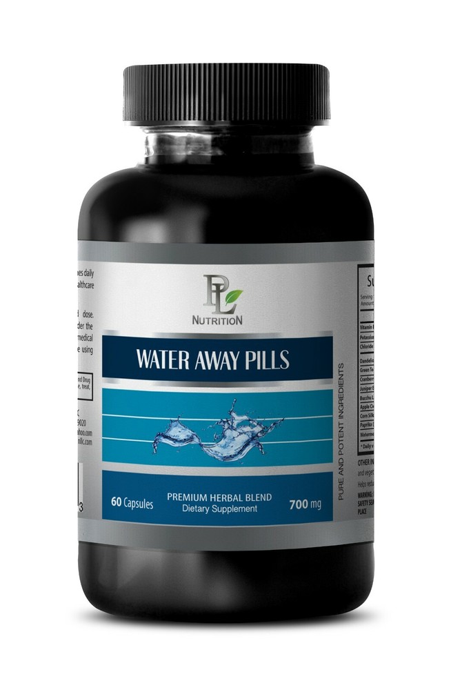 WATER WEIGHT PILLS – Chloride, Green Tea, Cranberry, Corn Silk 1Bot
