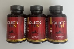 Quick Ten – 3 Bottles of 60 Caps (180 Caps Total) New/Sealed Exp. 3/28
