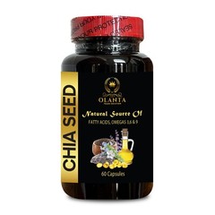 CHIA SEED EXTRACT – chia seed oil capsules organic, High Fiber and Protein – 1B