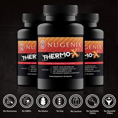 NUGENIX THERMO-X – Metabolic Accelerator, Men&rsquo;s Thermo Fat Burner, Weight Loss